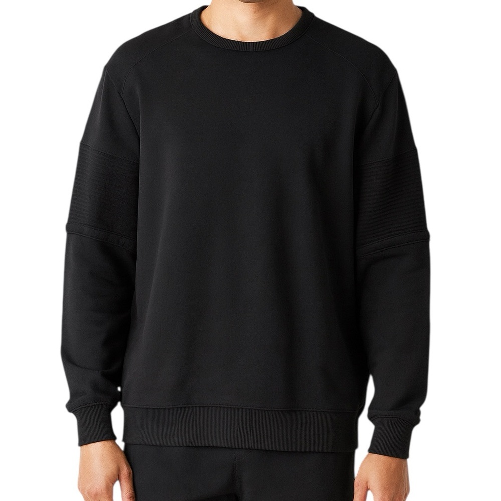Men's Black Crewneck Sweater